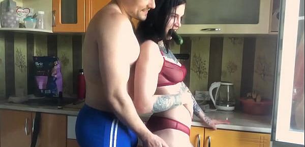  Husband Fuck Babe and Seasoned Salad Sperm - Food Fetish